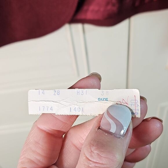 Blazer By Pendleton Virgin Wool Burgandy Size 8 Office Wear - Picture 7 of 7